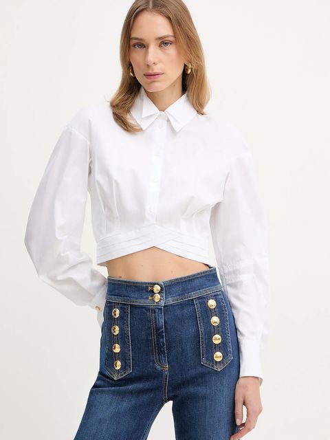 Elisabetta Franchi bluzka bawełniana - zdjęcie produktu nr 1