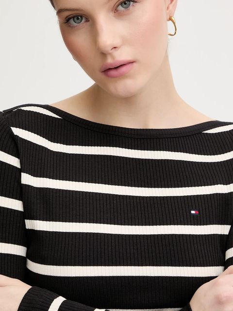 Tommy Hilfiger longsleeve kolor czarny WW0WW47309