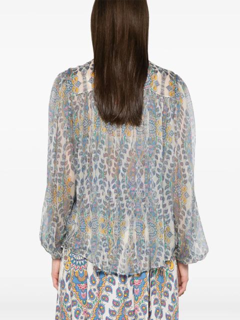 ETRO paisley blouse - Grey
