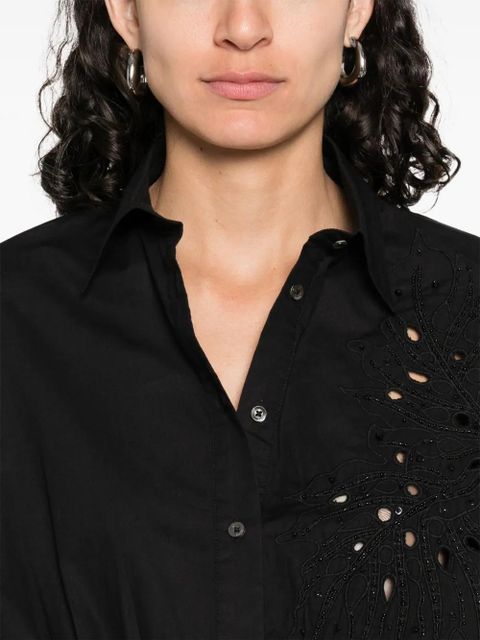 PINKO cotton midi dress - Black