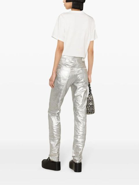 Rabanne sequined-logo cotton T-shirt - White - zdjęcie produktu nr 2