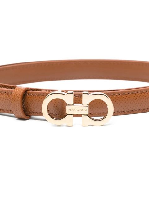Ferragamo gancini belt - Brown