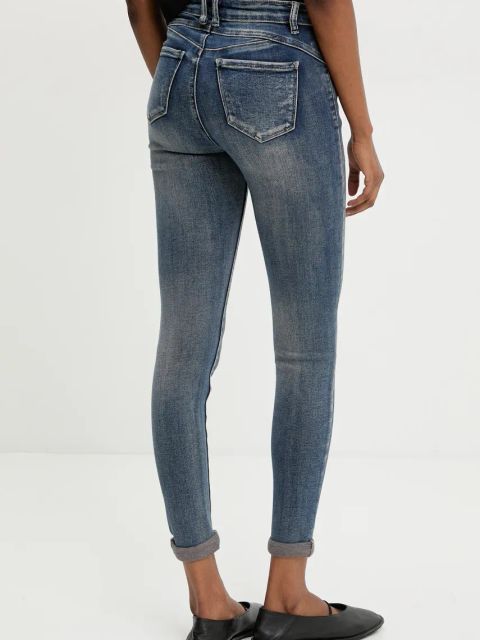 Answear.LAB jeansy damskie kolor niebieski