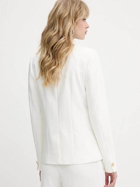 Morgan marynarka kolor biały dwurzędowa gładka VPKY.F