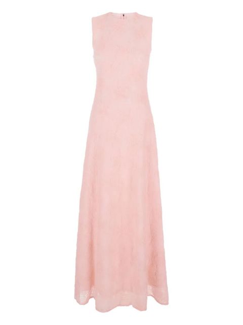 ROTATE BIRGER CHRISTENSEN textured effect maxi dress - Pink - zdjęcie produktu nr 1
