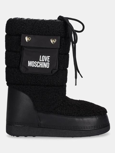 Love Moschino śniegowce kolor czarny JA24452G0NISM00A - zdjęcie produktu nr 2