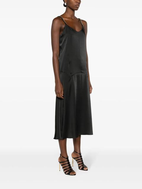 Lanvin Summer slip midi dress - Black - zdjęcie produktu nr 2