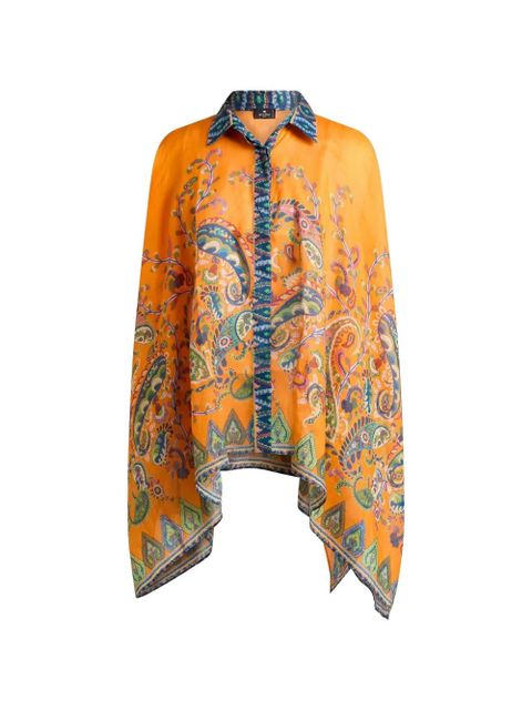 ETRO flared print blouse - Orange - zdjęcie produktu nr 1