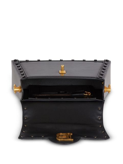 Balmain B-Buzz Dynasty leather shoulder bag - Black