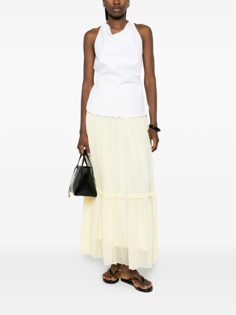 SOLOTRE ruffled skirt - Yellow - zdjęcie produktu nr 2