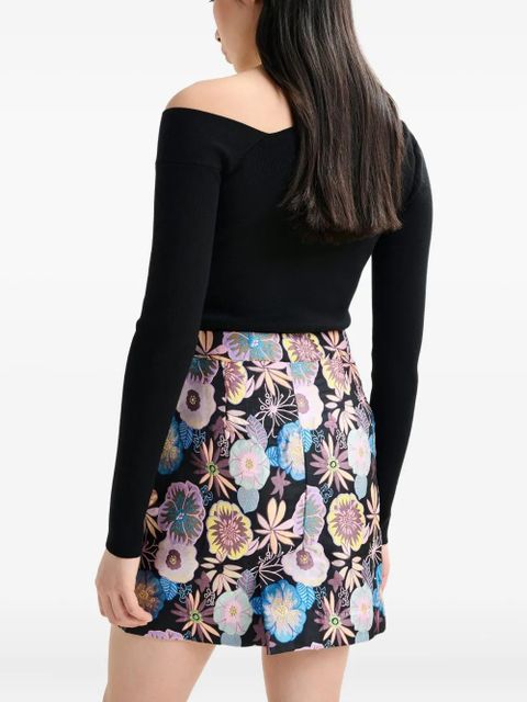 Essentiel Antwerp Imeric asymmetric ribbed sweater - Black