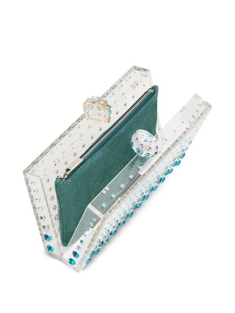 Aquazzura Tequila clutch bag - White