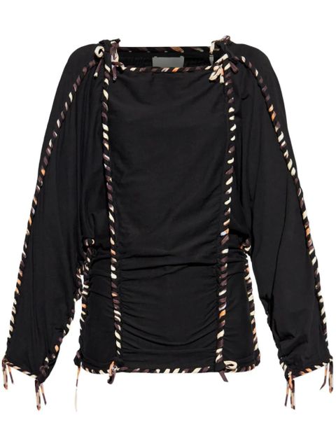 ISABEL MARANT Zaolia top - Black - zdjęcie produktu nr 1