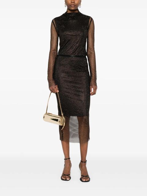 Sportmax crystal-embellished midi skirt - Black - zdjęcie produktu nr 2