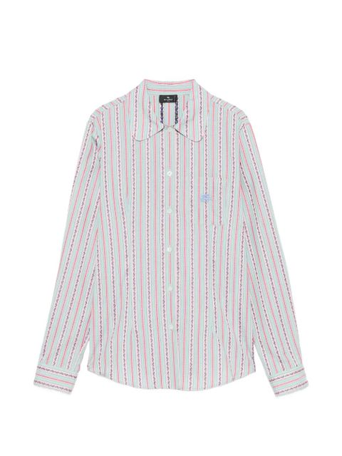 ETRO striped long-sleeve shirt - Green - zdjęcie produktu nr 1
