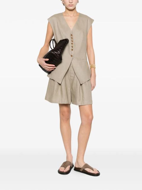 Eleh button waistcoat - Neutrals - zdjęcie produktu nr 2