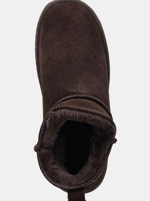 Answear.LAB śniegowce zamszowe kolor brązowy