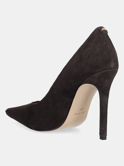 MICHAEL Michael Kors szpilki zamszowe Elyse kolor brązowy 40F5EYHP1S.251