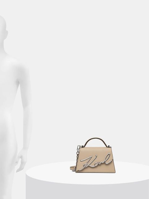 Karl Lagerfeld torebka K/SIGNATURE kolor beżowy A1W30038