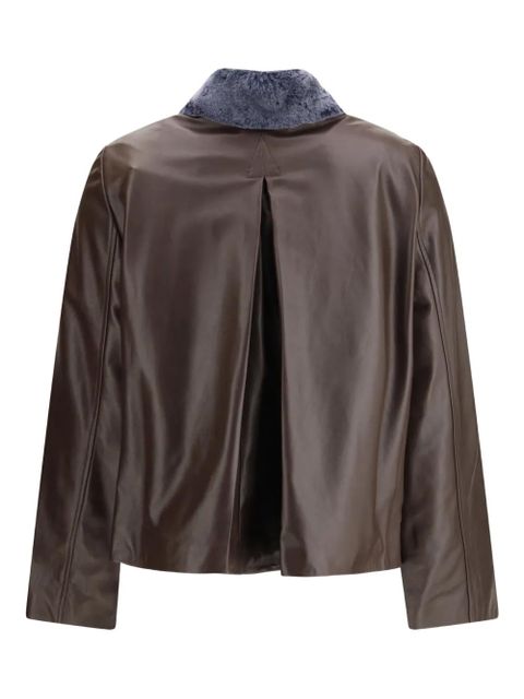 Marni shearling-collar jacket - Brown - zdjęcie produktu nr 2