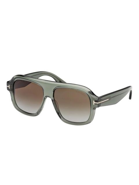 TOM FORD Eyewear Rhonda-02 pilot-frame sunglasses - Green