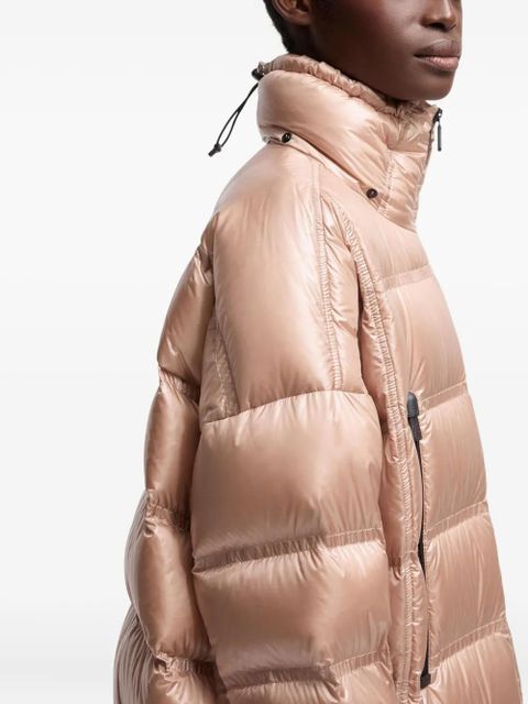 Moncler Grenoble Rochelairs quilted hooded coat - Pink