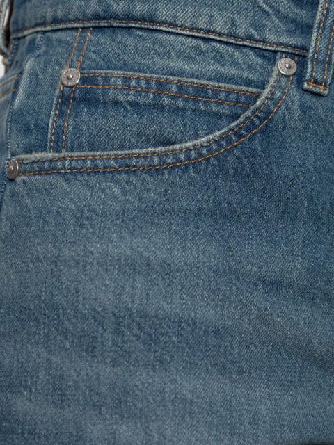 Victoria Beckham washed straight-leg jeans - Blue