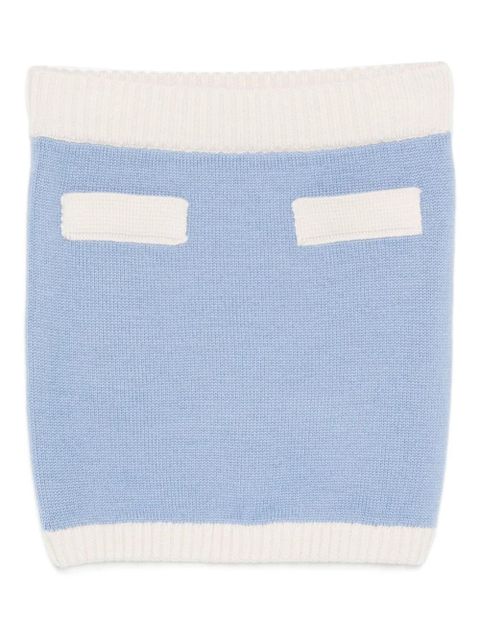 Rowen Rose knitted straight skirt - Blue - zdjęcie produktu nr 1