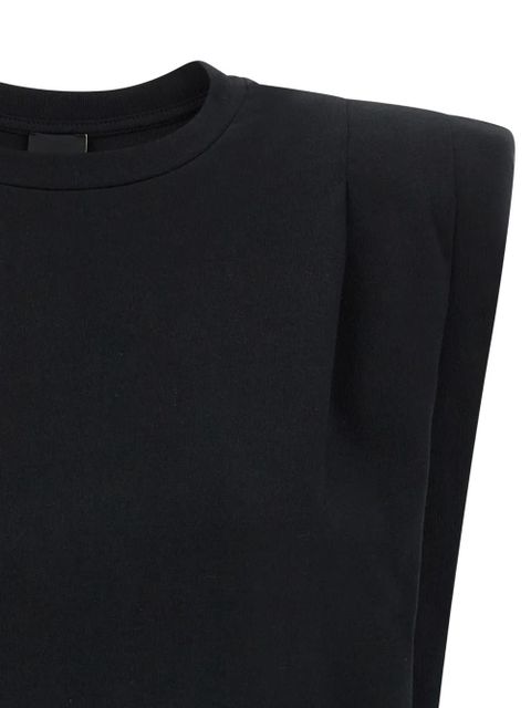 PINKO Myranda cotton vest - Black