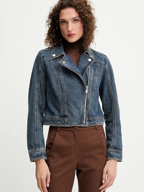 Morgan kurtka jeansowa kolor niebieski przejściowa GPERF - zdjęcie produktu nr 1