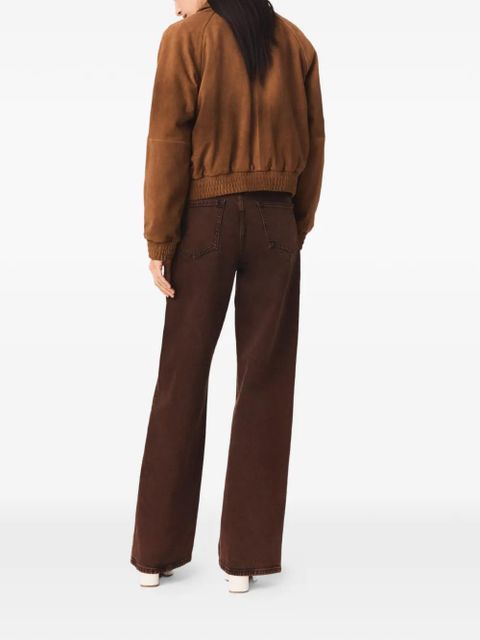 Maje chain-link belt jeans - Brown