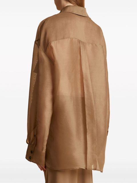 KHAITE Mahmet shirt - Neutrals