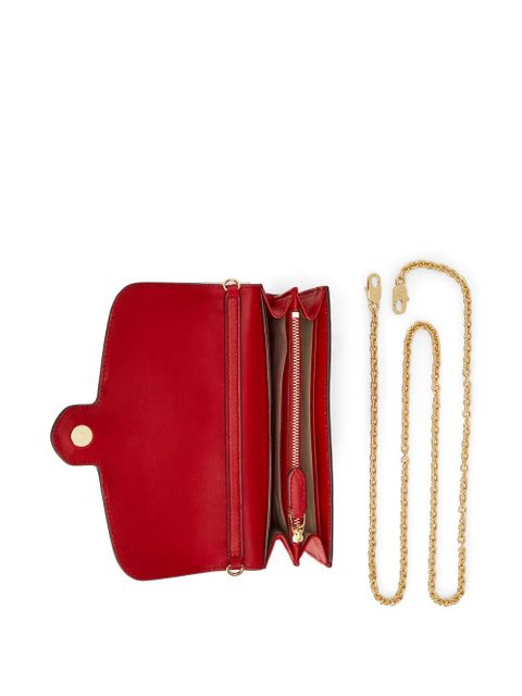 Lauren Ralph Lauren chain satchel cross body bag - Red