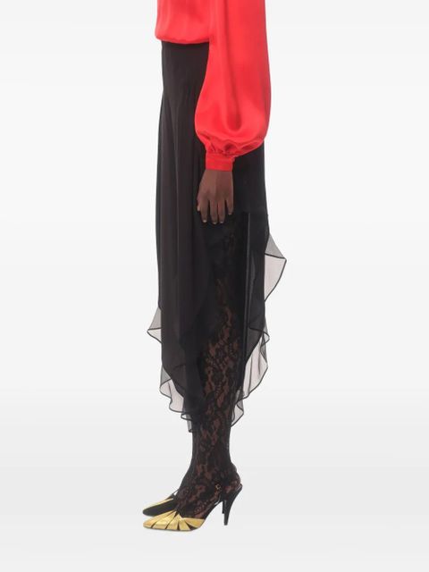 Valentino Garavani georgette balloon trousers - Black