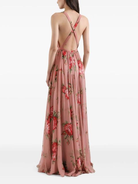 Dolce & Gabbana floral print dress - Pink