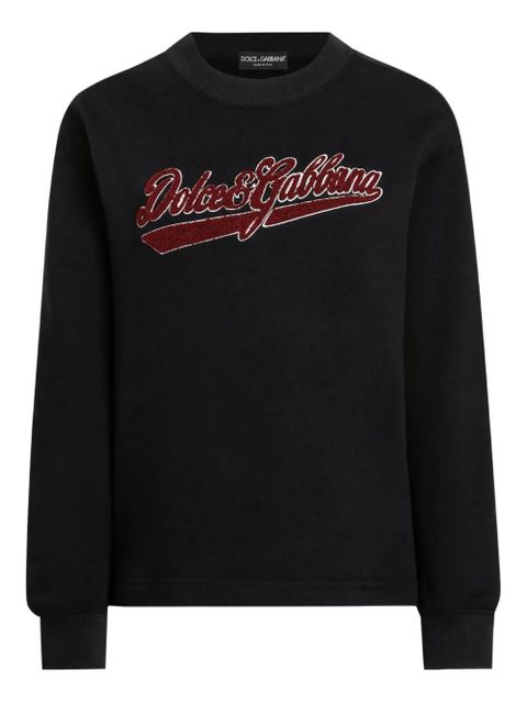 Dolce & Gabbana logo-embellished sweatshirt - Black - zdjęcie produktu nr 1
