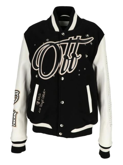 Off-White Wo Bling Stars bomber jacket - Black - zdjęcie produktu nr 1