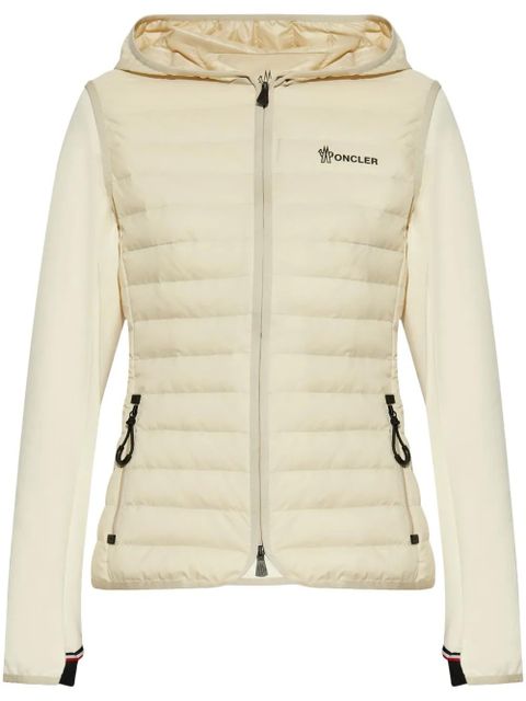 Moncler Grenoble logo-print puffer jacket - Neutrals - zdjęcie produktu nr 1