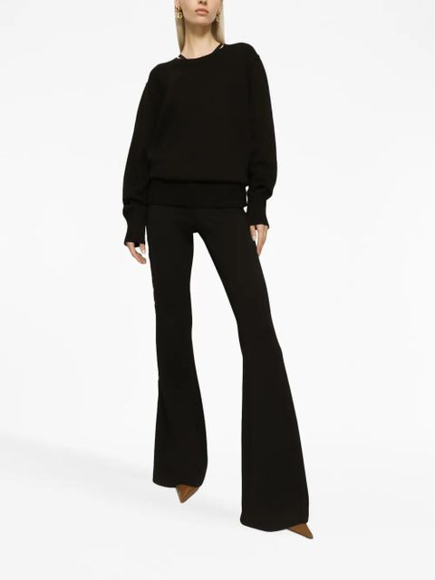 Dolce & Gabbana round-neck drop-shoulder jumper - Black - zdjęcie produktu nr 2