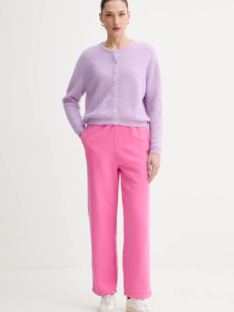 American Vintage kardigan z domieszką wełny GILET ML COL ROND - zdjęcie produktu nr 2