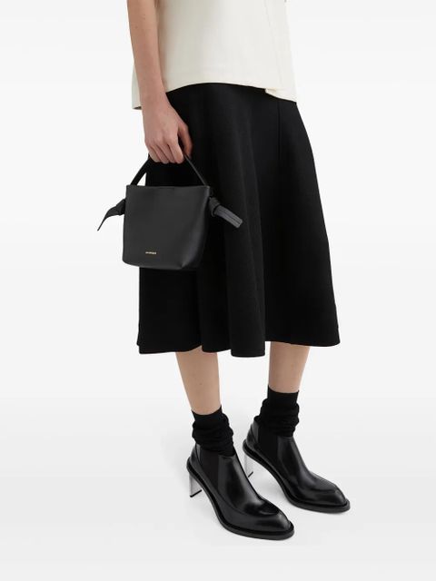 Jil Sander Knot Hobo Mini shoulder bag - Black