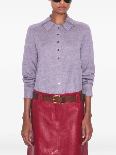 Tory Burch silk cardigan - Purple