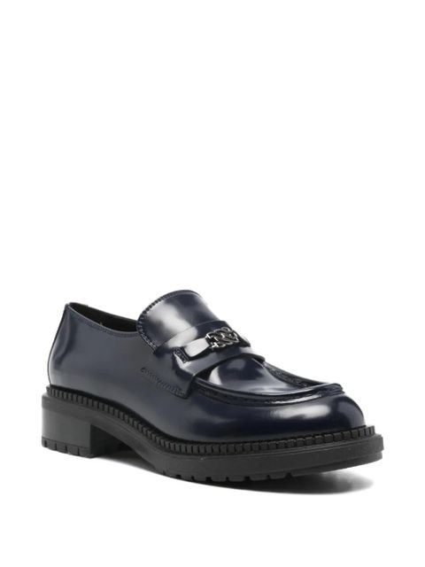 Casadei 40mm round-toe loafers - Blue - zdjęcie produktu nr 2
