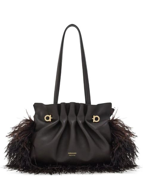 Ferragamo soft bag (S) - Brown - zdjęcie produktu nr 1