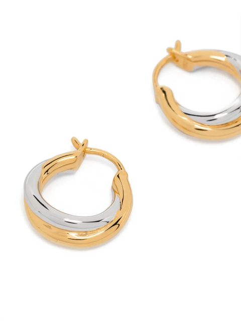 Missoma x Lucy Williams Chunky Entwine hoop earrings - Gold