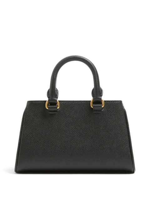 Valentino Garavani Vlogo Signature mini bag in grainy calfskin - Black - zdjęcie produktu nr 2