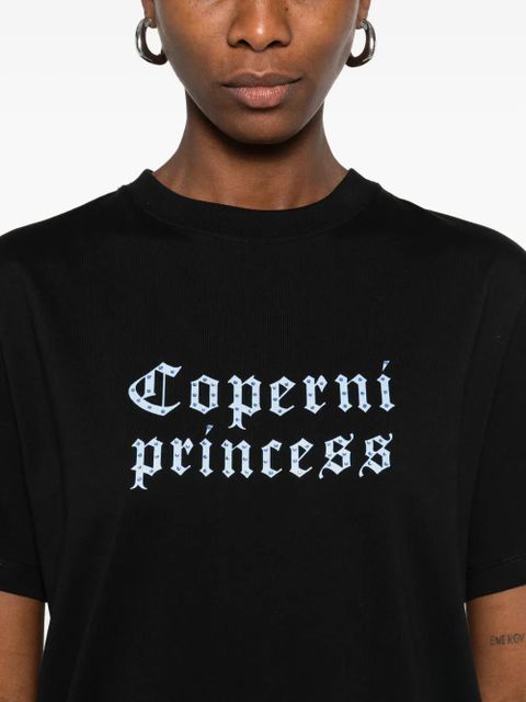 Coperni lettering-print T-shirt - Black