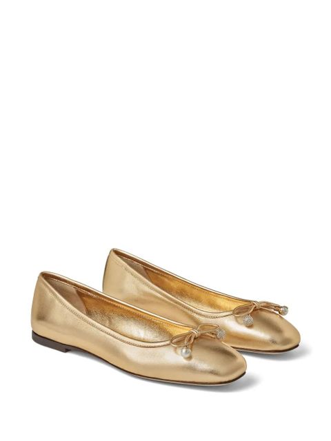 Jimmy Choo Elme ballerina shoes - Gold - zdjęcie produktu nr 2