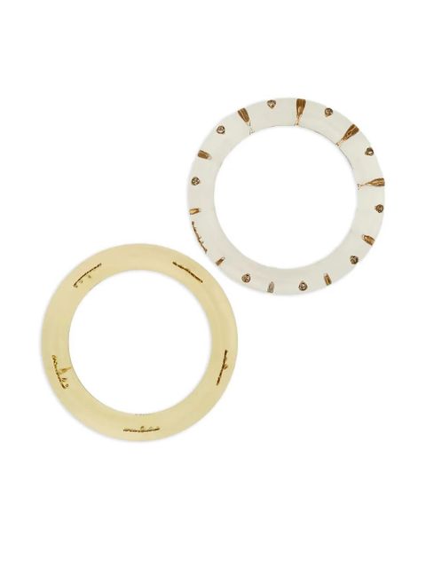 Chloé The Chloé Plage bangle bracelets (set of two) - White