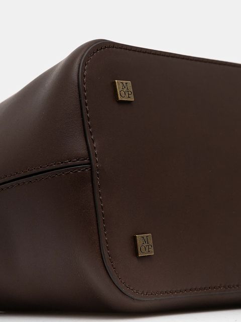 Marc O'Polo torebka skórzana kolor brązowy 5000009167
